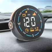 Car Digital HUD GPS Speedometer MPH KMH Compass Overspeed Alarm Accessory Fit (for: Fiat)