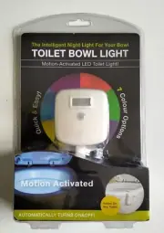 NEW LED Toilet Bowl Night Light Smart Motion Activated Toilet Training,Drinker