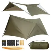 Ultralight Tarp, 14ft Hammock Rain Fly Lightweight Waterproof Camping Tent Ta...
