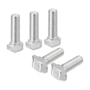20Pcs T-Slot Bolts, M5 x 16mm Hammer Head Bolt for 2020 Series, Silver
