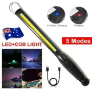 Portable USB COB LED Work Light Magnetic Inspection Torch Flashlight Rechargeabl