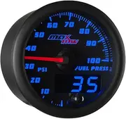 Black & Blue MaxTow 100 PSI Fuel Pressure Gauge