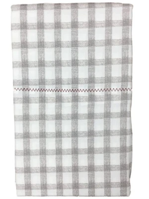 Better Home & Gardens Gray Gingham Check Pillowcase Set, 2 King Pillow Cases
