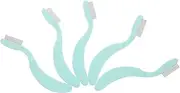 AUTSUPPL Ergonomic Beauty Tools Eyelash Comb Set 5 Pcs Lash Comb Separator for Eyebrows and Lashes
