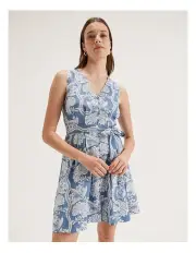 [REVIEW] Monte Carlo Mini Dress in Silver/Blue