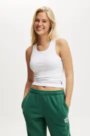 [Body] Body - Active Core Rib Racer Tank - White 5XL WHITE