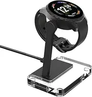 Powerhill 4 pins Charger/Charging Stand,Compatible with Fossil/MKors/CZ/Skg/Diesel Touchscreen Smartwatch Gen 6/6 Hybird/5/5E/4 Garrett/Carlyle/Julianna/Sport/Explorist/Venture/Wellness