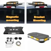 For Ford F-150 2015-2024 14'' Magnetic Strobe Warning Light / No-Drill Cab Mount