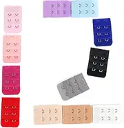 [Red Snail] 12PCS Bra Extenders 2 Hook - Multicoloured Bra Extenders, Convenient Women's Bra Extender