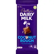 Cadbury Dairy Milk Coconut Rough Chocolate Block 180g