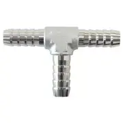 Aeroflow AF64-4200S Aluminium T - Piece 3mm / 1/8"Silver Tee Piece AF64-4200S