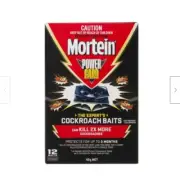 Mortein Power Gard COCKROACH BAITS - 12 baits - Kills in nest & eggs - FREE SHIP