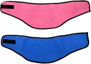 HOMOBABE 2Pcs Pet Cooling Scarf Ice Towel Lightweight Breathable Summer Accessory for Outdoor Walking Running Essential Heat Protection for Dogs