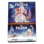 原版電影 迪斯尼冰雪奇緣 FROZEN 1-2合集 2DVD 英文發音字幕 DVD