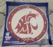 Cougars Clock 12” 2007 Wincraft Sports Cap Clock , Man Cave. MLB
