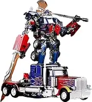 Optimus Prime Figure, Movable Optimus Prime Action Figures 30cm/11.8inch Handmade Collectible Souvenirs for Anime Fans Gifts