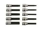 Laser Tools Long Hex Socket Bit Set 1/2"D 10pc 7162
