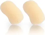 2Pcs Hair Volume Base and Padding Tool - Bump Inserts and Pads With Clip for Women Girls DIY Hairstyles (Beige)