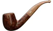 CHACOM NOUGAT 43 BENT BILLIARD 9MM BRIAR PIPE ** NEW ** pfeife pipa