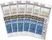36-Piece Luminous Sabiki Rigs - Fishing Lures with Sharp Hooks for Freshwater & Saltwater