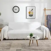 AIVIA Couch Cover Sheet Blanket, Oversized for 3-4 Cushion High Backrest Sofa, Furniture Decoration Slipcovers L Shape U-Shaped Sectional Protector