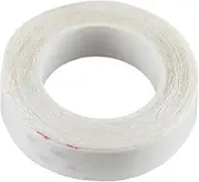 1cm x 3 m Hair Replacement Strong Adhesive Lace Front Wig Hair Support Tape, Double-Sided Water-Proof Invisible Tape for Wigs/Toupees/Skin Weft Hair Extensions-White