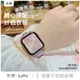 樂雨適用于iWatch8表帶6/5/4/3/7代蘋果手表表帶apple watch Ultra女精織尼龍44編織45回環41細40mm小蠻腰s8