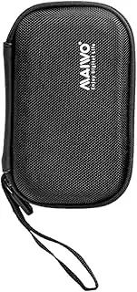 Daseeme Hard Drive Disk Storage Bag Shockproof Easy to Carry Wear - Resistant - Pressure Classification to Store Black