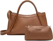 [NEWBELLA] Kelly Tote Bag for Women, Vegan Leather Hobo Bag with Shoulder Strap, Handbags & Crossbody bags Matching Purse