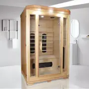 'SmartMak' Far Infrared Sauna 2 Person Ceramic Heaters, USB Bluetooth