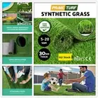 Synthetic Turf Artificial Grass Plastic Olive Plant Fake Lawn Flooring 30mm New