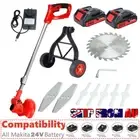 Cordless Grass Trimmer Whipper Snipper 2-Battery Charger For Makita Battery 24V