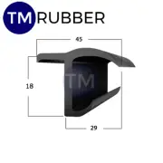 DS 15J Rubber Shipping Container Truck Door Seal