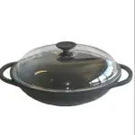 <愛煮洋行>德國製電磁爐適用寶迪BERNDES 32公分炒鍋-附鍋蓋,長筷與瀝油架