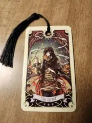 The Hermit- Manga Tarot Bookmark Oracle Card Art Deck Gift, Purified & Charged