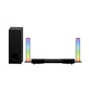 Laser 2.1ch Gaming Soundbar with RGB Lights (Black)