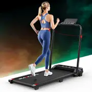 BLACK LORD Treadmill Electric Walking Pad Foldable Under Desk Home Gym Black