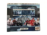 2002-03 Pacific Private Stock Titanium Hockey Hobby Box
