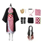 動漫惡魔殺手 KIMETSU NO YAIBA KAMADO NEZUKO COSPLAY 服裝萬聖節女孩服裝