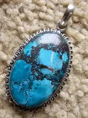 Chrysocolla Pendant, Crystals & Stones, Mineral Specimen, Metaphysical Healing
