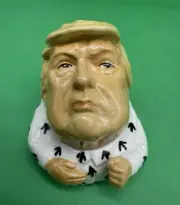 Kevin Francis Face Pots- Trump "Grab them!" Prototype/Colortrial, 2.75" New 1/1