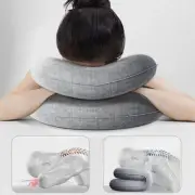 Face Down Desk Pillow Inflatable Nap Neck Pillow for Headrest School Offices