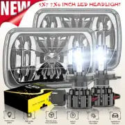 Pair 7x6" 5x7 LED Headlight For Chevy Express Cargo Van 1500 2500 3500 Truck (for: Mitsubishi)