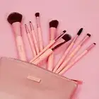 Authentic BH Cosmetics Pretty In Pink - 10 Piece Brush Set + Cosmetic Bag BNIB