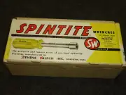 NOS! CASE LOT STEVENS WALDEN SPINTITE 3/8" WOODEN HANDLE NUT DRIVER #3412, RARE!