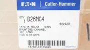 Cutler Hammer D26MC4 10" Relay Mounting Channel Type M 600V NEW NIB
