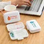 weekly pill box 8 grids mini pill organizer case container