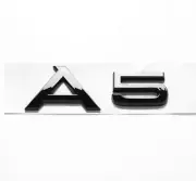 NEW For Audi A5 Rear Badge Trunk Boot Back Emblem Sticker Decal Gloss Black (for: Audi)
