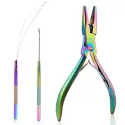 Micro Links Hair Extension Tool Hair Extension Pliers Needle Tools for Beads AUS