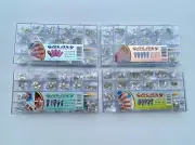 Galaxy Nail Art Rhinestones Flatback Crystal Multi Shapes Box Kit 7828 PCS